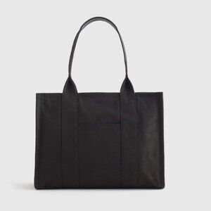 Quince Organic Cotton Large Tote: Canvas
